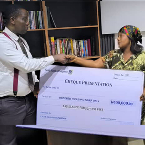 Caleb Olubiyi Foundation (COF) about 7
